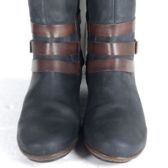 PIKOLINOS Women's Brujas EU38 US7-7,5 Black Leather Buckle Strappy Ankle Boots - Picture 4 of 13